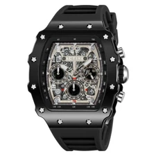 Activa Circuit X Invicta 44.3mm w/ Skeleton Dial PC Case Material Black Watch