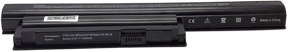 AT Batteria Potenziata 5200mAh 10,8V per Portatile Sony Vaio VPC-CA1S1E