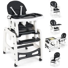 3 in 1 Babystuhl, Hochstuhl & Essstuhl & Kindersitzgruppe abnehmbar 