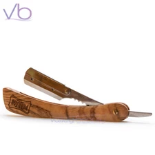 Proraso Professional Shavette | Stainless Steel & Walnut Straight Barber Razor