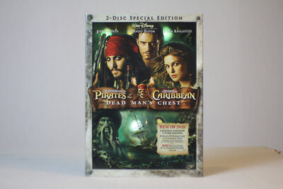 Pirates of the Caribbean: Dead Man's Chest 2006, DVD, Widescreen  Slip Cover NEW