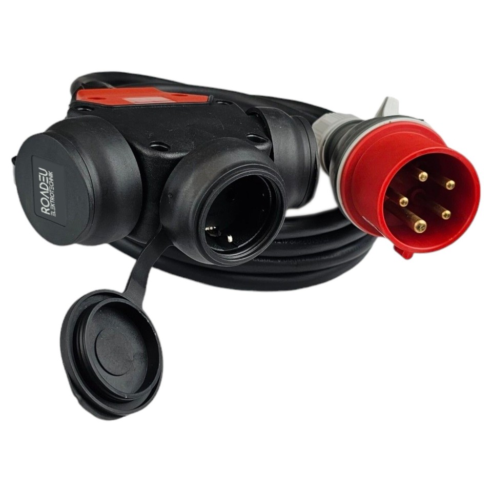 Starkstrom Adapter, Stecker 16A 380V auf 220V Adapter, 3X 220V Kupplung ...