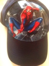 Marvel Kids Spiderman SnapBack Hat Cap Ball Baseball Web Slinger Blue Avenger
