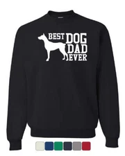 Best Dog Dad Ever Sweatshirt Father's Day Gift Pet Dog Lovers Sweater