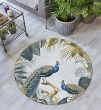 3D Blue Peacock ZHUA165 Game Non Slip Rug Mat Photo Carpet Andrea haase Zoe