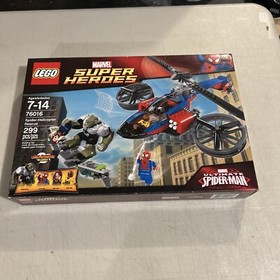 LEGO 76016 Marvel Super Heroes Spider-Helicopter Rescue Complete w/Box & Manuals