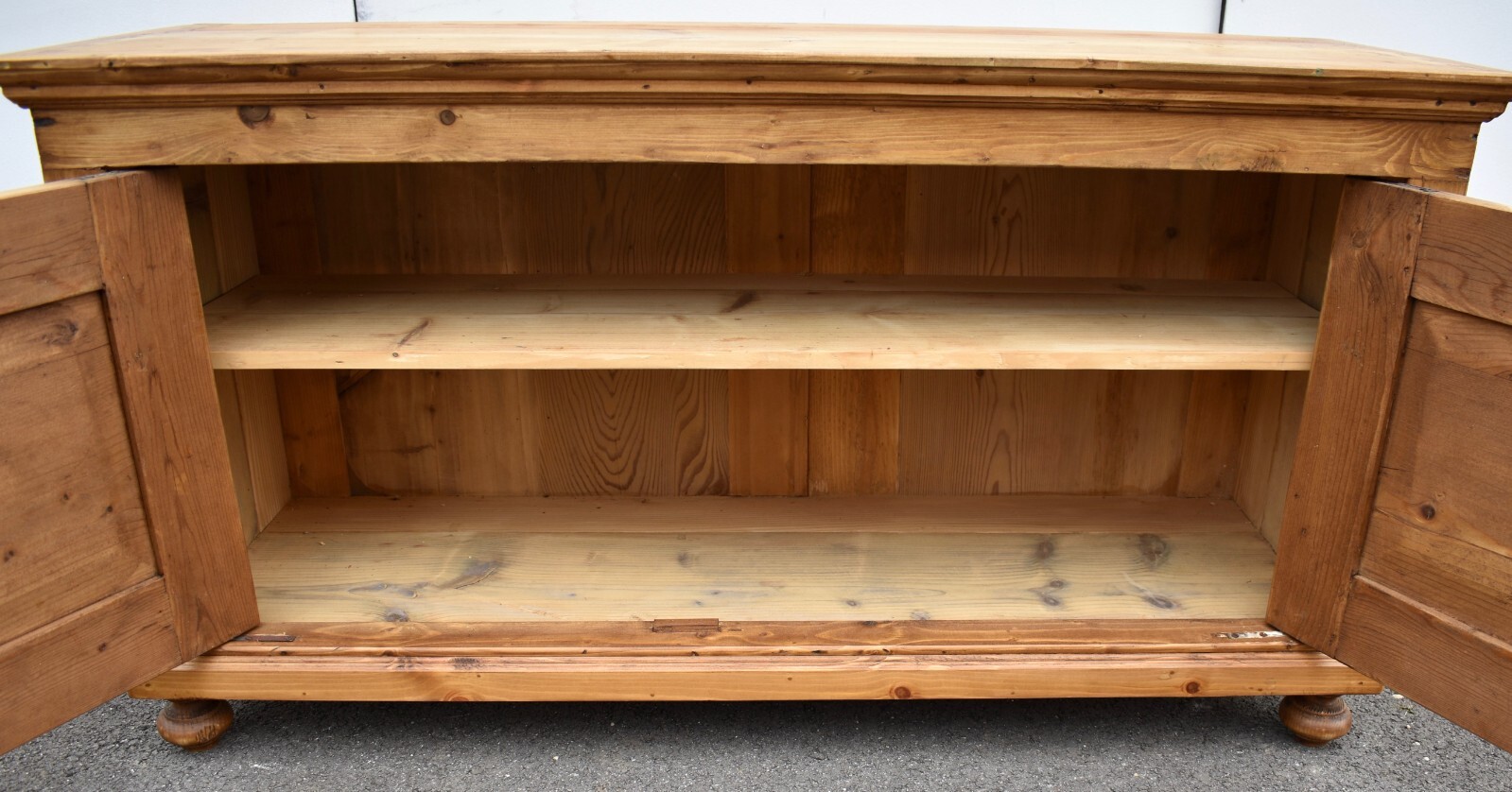 Vintage Pine Two Door Dresser Base eBay