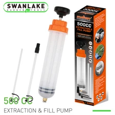500CC Fluid Extraction Filling Syringe Transfer Liquid Pump Oil Extractor Auto