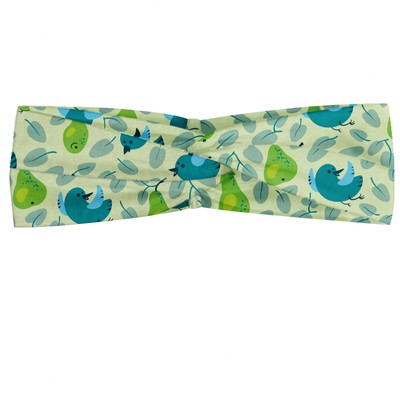 Vögel Halstuch Bandana Kopftuch Birnen mit kleinen Sparrows