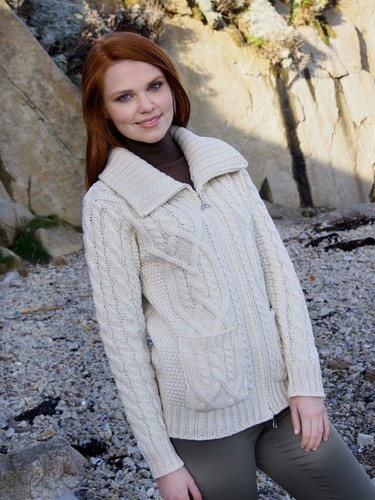 Aran Crafts Irish Merino Wool Ladies 