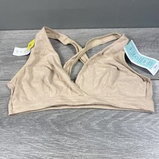 NWT Playtex Nursing Bra Flex Fit 36D-38D Shaping WireFree Med Style US4960Beige