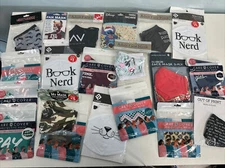 20 Packages Of Adult Face masks NEW Mix variety See pics Packaging Vary