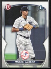 2023 Bowman Marcos Cabrera BP-46 1st Paper | New York Yankees