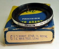 Ednalite 612 adapter 38mm to 44.5mm series VI filter holder for Robot Star 14