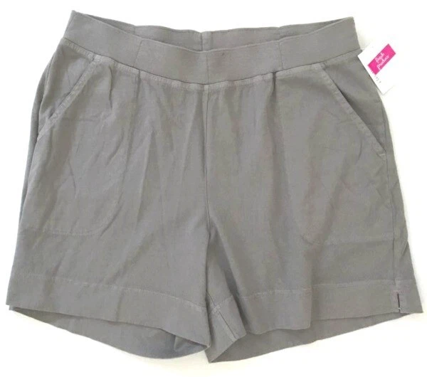 FRESH PRODUCE XXL Gray Smoke $56 Key Largo Jersey Cotton 7" In Shorts NWT XXL