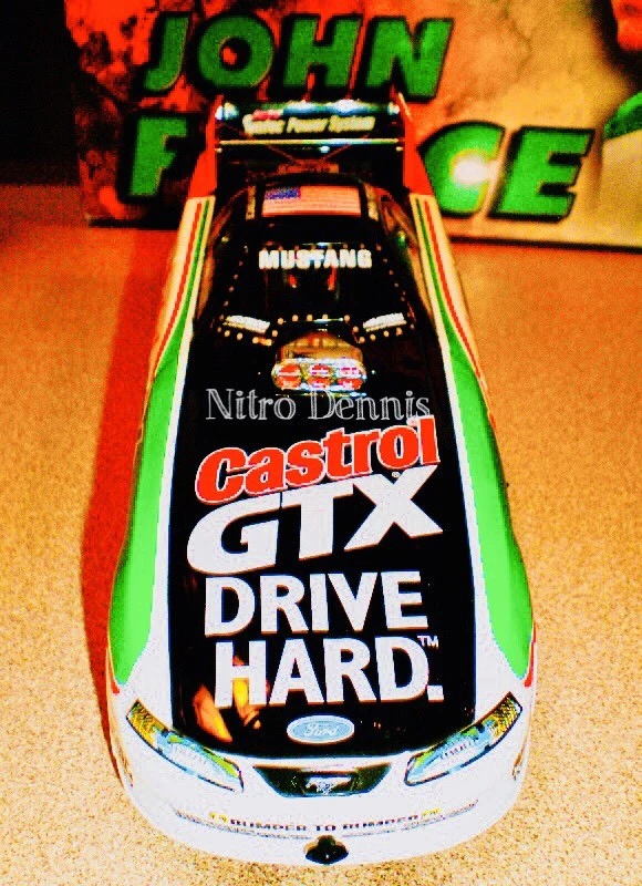 NHRA JOHN FORCE 1:24 Diecast Funny Car 8x Time Champ NITRO DENNIS Action 1999 - Image 4 of 4