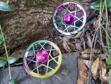 Rainbow Wheel Metal Fidget Spinner Adults Kids Toys Boys Girls ADHA EDC        