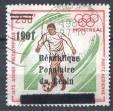 Benin 1988 • Sc# C393 • 190/250 fr. • new value surcharge • Used F-VF (SU-9044)