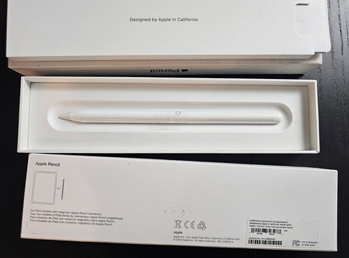 New Apple Pencil 2nd Generation Magnetic Charging - A2051 - MU8F2AM/A - Picture 1 of 3