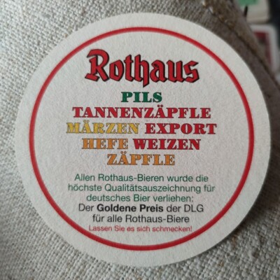 Schöner Bierdeckel - Der Goldene Preis für Rothaus Bier Schwarzwald    B3