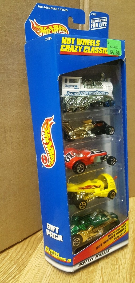 Hot Wheels CARS&Donuts 5台セット 1998 Hot Wheels 5-Car Gift Pack Crazy Classics IIl | eBay