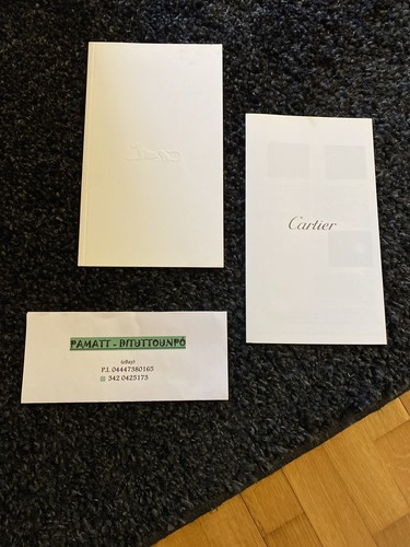 CATALOGO CARTIER + LISTINO PREZZI OROLOGI E ACCESSORI ORIGINAL100% | eBay