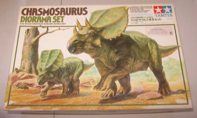 TAMIYA 60101 Chasmosaurus Dinosauri DIORAMA SET 1/35 Nuovo Dinosaurs Model KIT