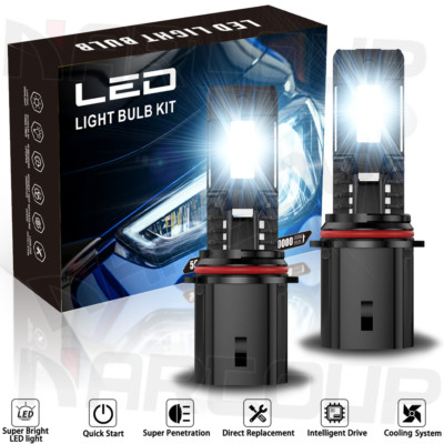 For Nissan Frontier 2005-2019 LED Headlight Kit 9007 HB5 6500K White Hi/Low Bulb