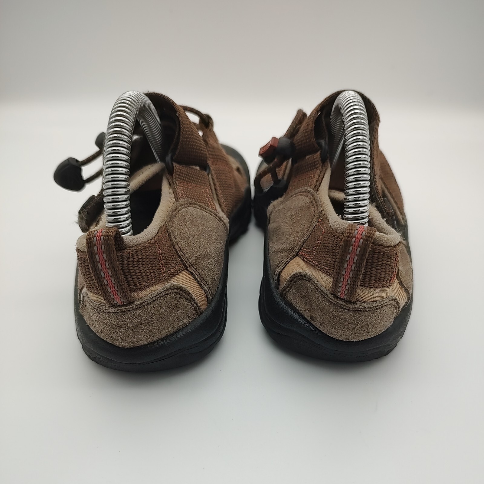 Scarpe sandali sportivi Keen Newport ragazzo marrone nero impermeabili escursionismo taglia 2