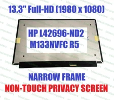 M133NVFC R3 LCD LED Screen 1920x1080 IPS IVO privacy Display 13.3" 30 pin
