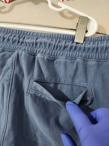 Athleta Girls Shorts XL Blu All Day Farallon Sweats Pullon Drawstring High Waist - Picture 8 of 15