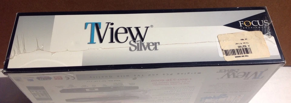SEALED - Focus Enhancements TView Silver Display Computer Video On TV - NEW - Image 3 of 4
