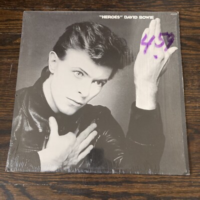 David Bowie - Heroes - 1977 US 1st Press Album in Shrink W/45rpm