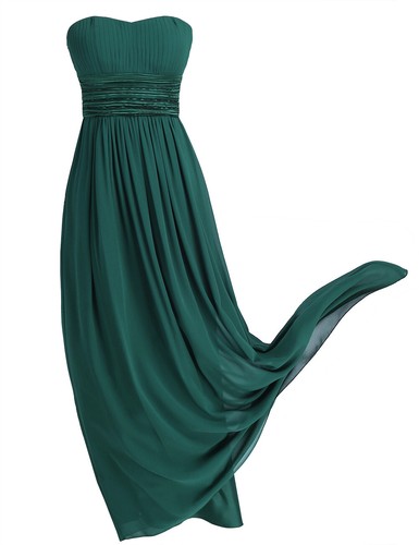 Women Strapless Dress Formal Wedding Cocktail Evening Prom Gown Party Bridesmaid - Picture 60 of 90