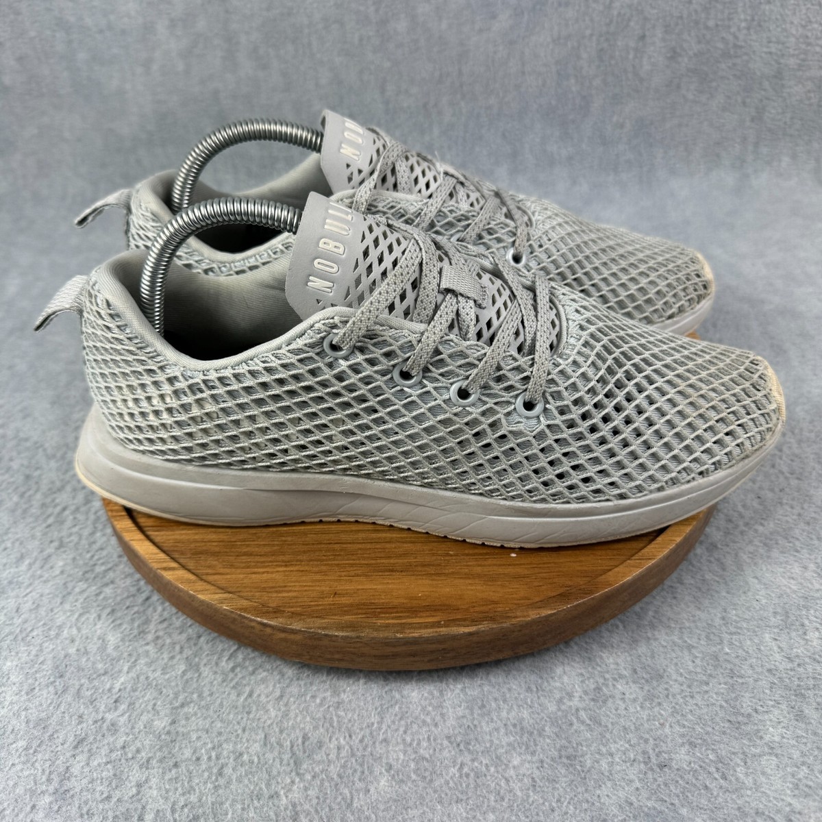 NOBULL Mesh Trainer Grey Mens 9.5 Womens 11 Training Shoes Low Top Sneakers s-l1200.jpg main image 2