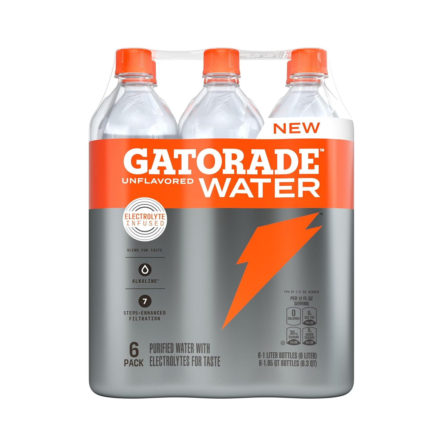 Вода Gatorade, 1 л (упаковка из 6 штук)
