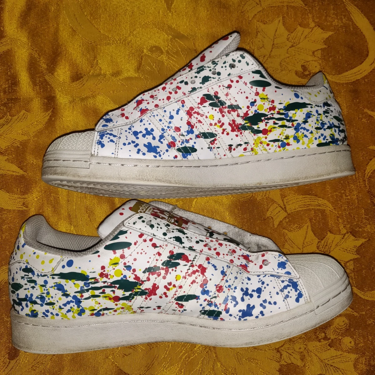 Adidas paint hotsell splatter shoes