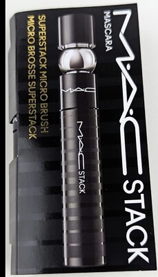 Mac Stack Mascara Super stack Mega Brush Black 0.07 oz / 2.1ml travel size