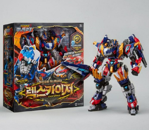 Miniforce Dinoid Warrior REX KAISER Figure Transformer Dino Robot Car - Picture 7 of 12