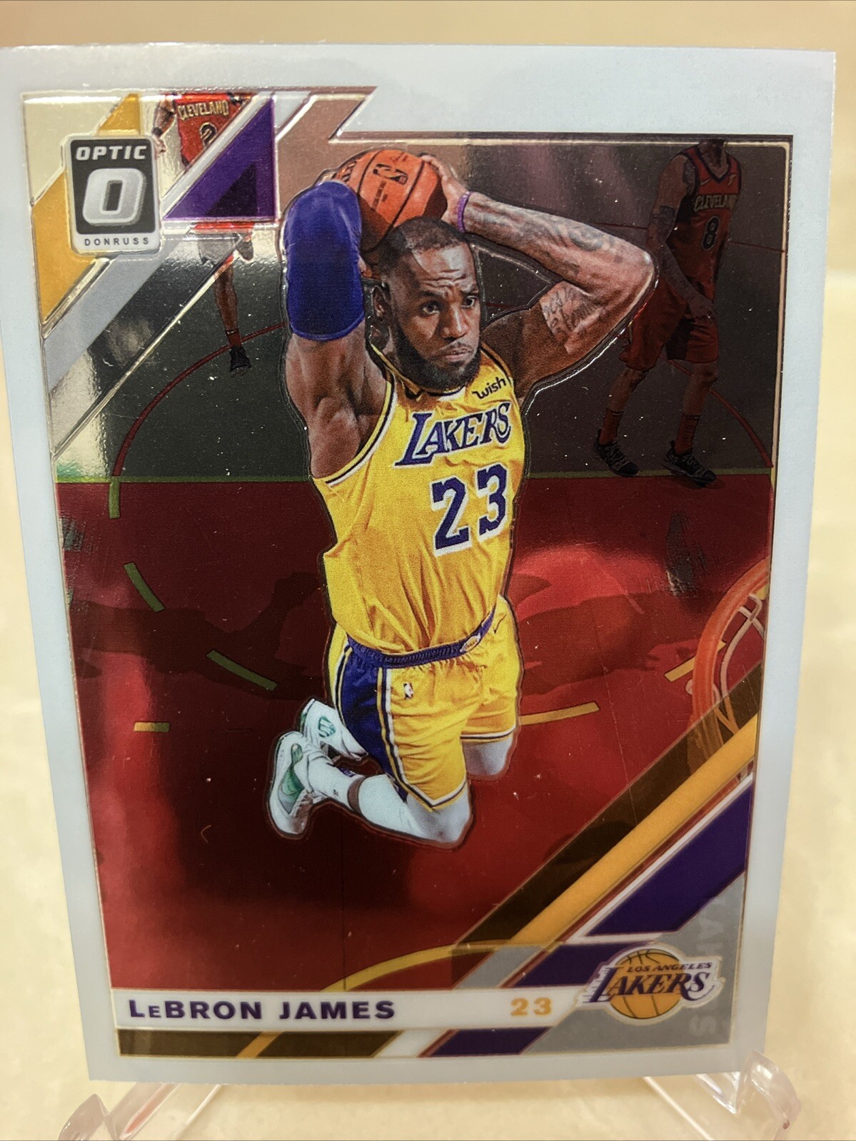 2019–20 Panini Donruss Optic-#60 Lebron James Holo - Paris Olympics, USA BB Star