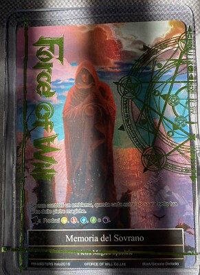 FOW Memory Sovereign Ruler's memory FOIL PROMO ITA Masters-Italy 2016