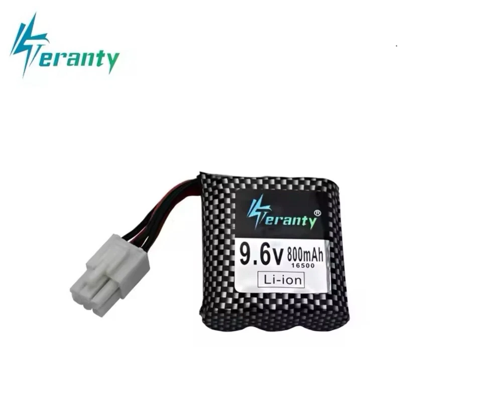 9.6V Li-Ion Battery 6-Pin Connector - Powerful, Long-Lasting for RC Cars/Toys - Image 2 of 3