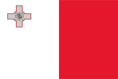 Blechschild 18x12 Maltas Flag of Malta Wand Deko Bar Kneipe Sammler Geschenk