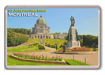 St. Joseph's Oratory Montreal Fridge Magnet – 3D Glass Souvenir Gift