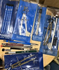 Vintage Staedtler Mars-Masterbow Tacro Drafting Supplies Compasses And More