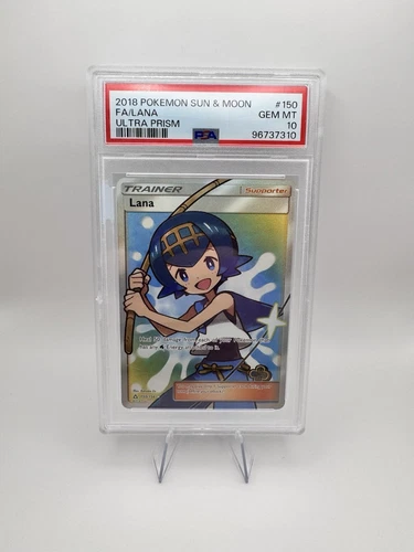 PSA 10 Pokemon Sun & Moon #150 Lana Full Art 2018
