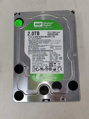 WESTERN DIGITAL WD20EARS-00J2GB0 3.5'' SATA Hard Drive 2TB
