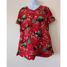 Rudolph the Red-Nosed Reindeer  Countdown to Christmas  Scrub Top