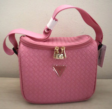 Guess RLN2586069 Pink Patent Signature Logo Wells Travel Insulated Lunch Box
