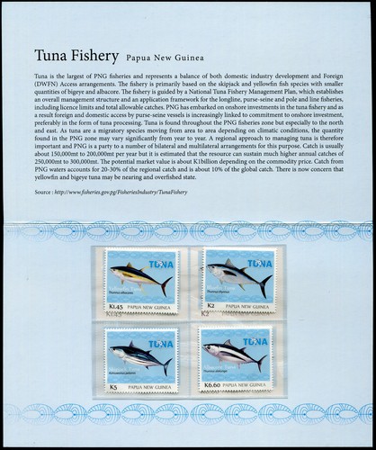 Papua New Guinea 2016. Tuna Fishing in Papua New Guinea (MNH OG **) StampPack - Picture 2 of 2